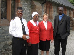Zambian Visitors with our Minister, 2010